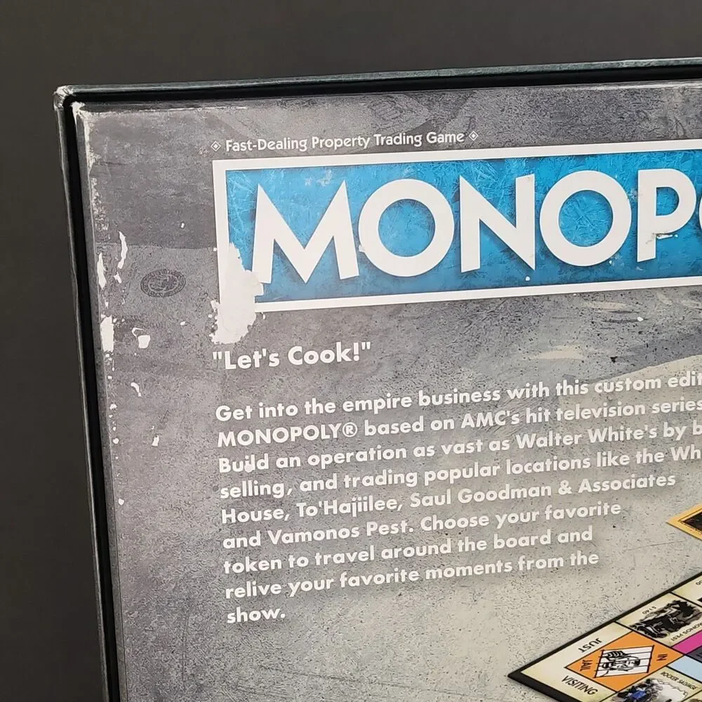 Breaking Bad Monopoly Board Game 100% Complete 2020 USAopoly Collector Edition M